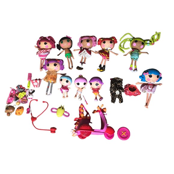 Lalaoopsy Toys Lalaloopsy Dolls Lot Full Size Mini Accessories More
